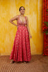 Marigold Zigzag Strappy Gown